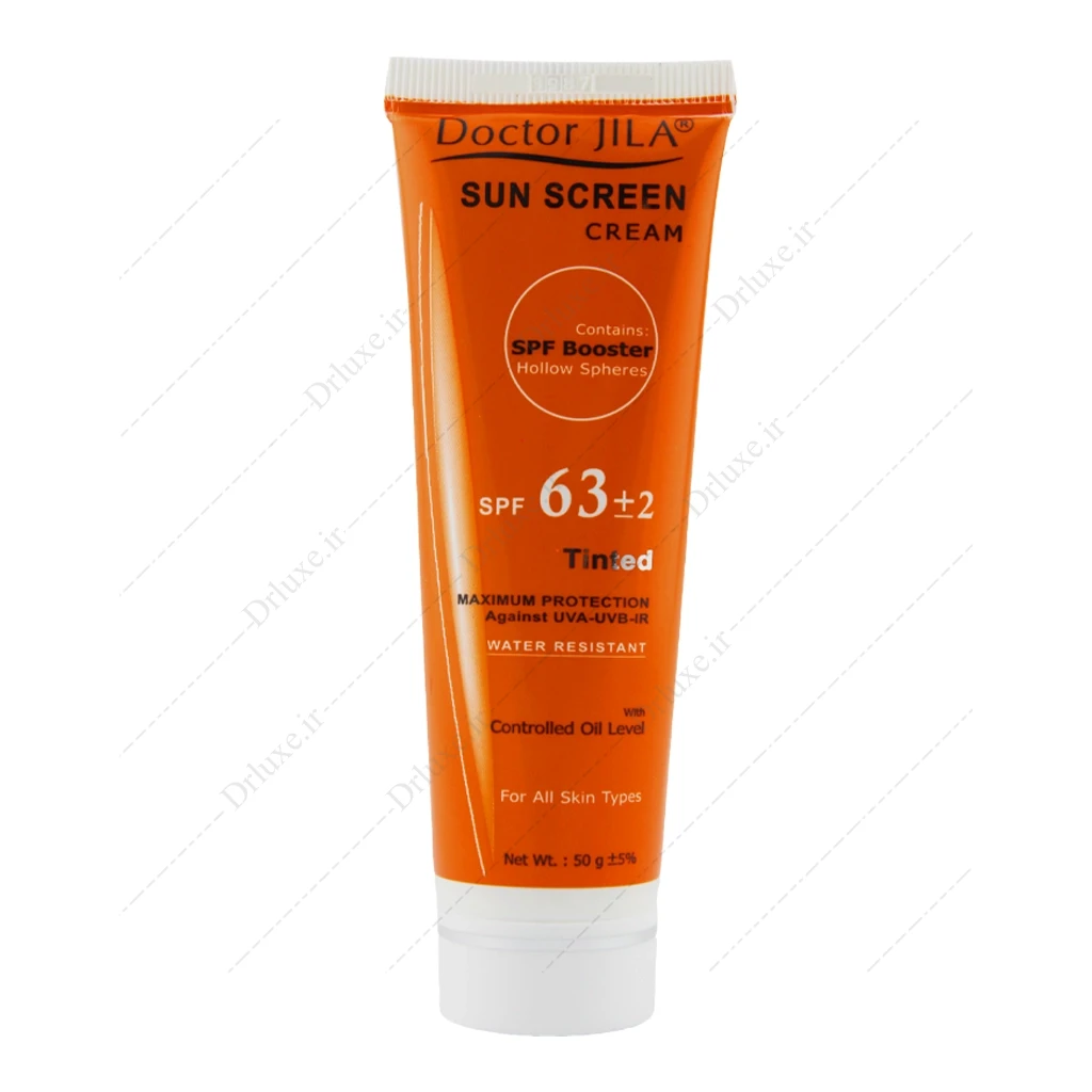 کرم ضد آفتاب SPF 63 رنگی دکتر ژیلا 50 میلی‌لیتر